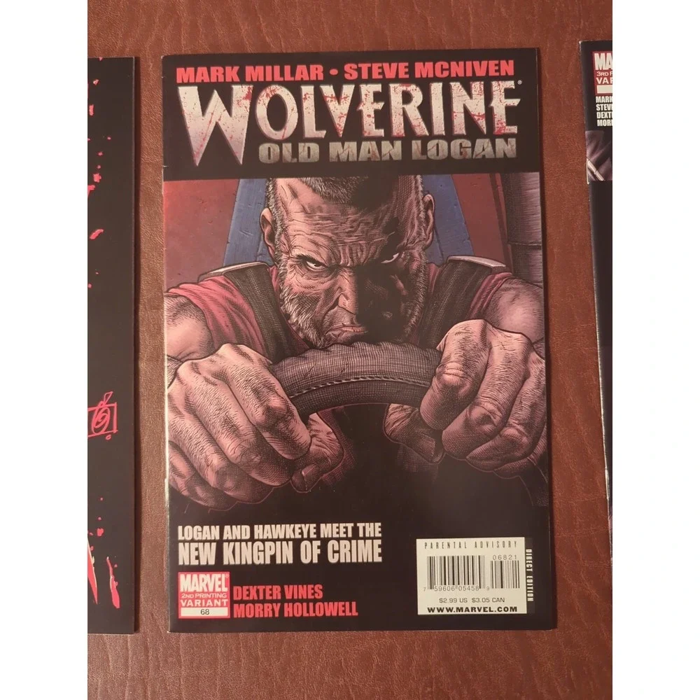 Wolverine Comic Lot of 3 (2008–2020) Old Man Logan Variants VF to NM‎ Range